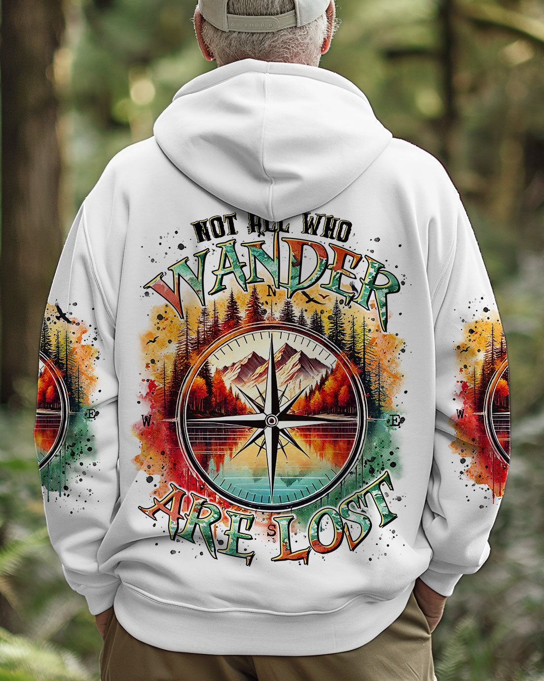 NOT ALL WHO WANDER ARE LOST COMPASS ALL OVER PRINT - TLTR2412241