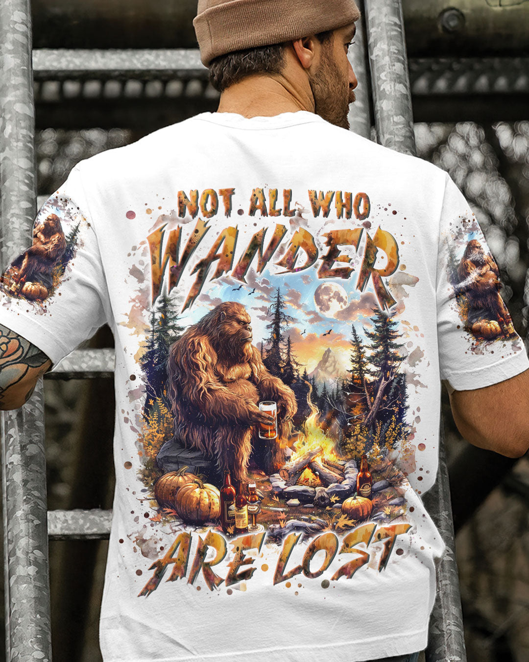 NOT ALL WHO WANDER ARE LOST ALL OVER PRINT - YHLN1908243