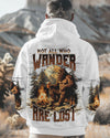NOT ALL WHO WANDER ARE LOST BIGFOOT COMPASS ALL OVER PRINT - TLNT1410241