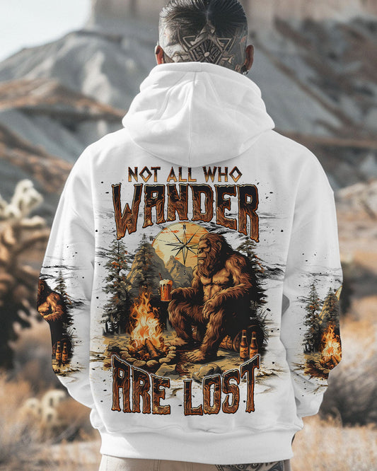NOT ALL WHO WANDER ARE LOST BIGFOOT COMPASS ALL OVER PRINT - TLNT1410241