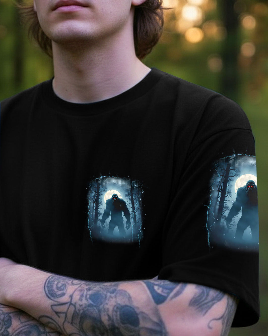 HELLO DARKNESS MY OLD FRIEND BIGFOOT ALL OVER PRINT - YHHN2811251