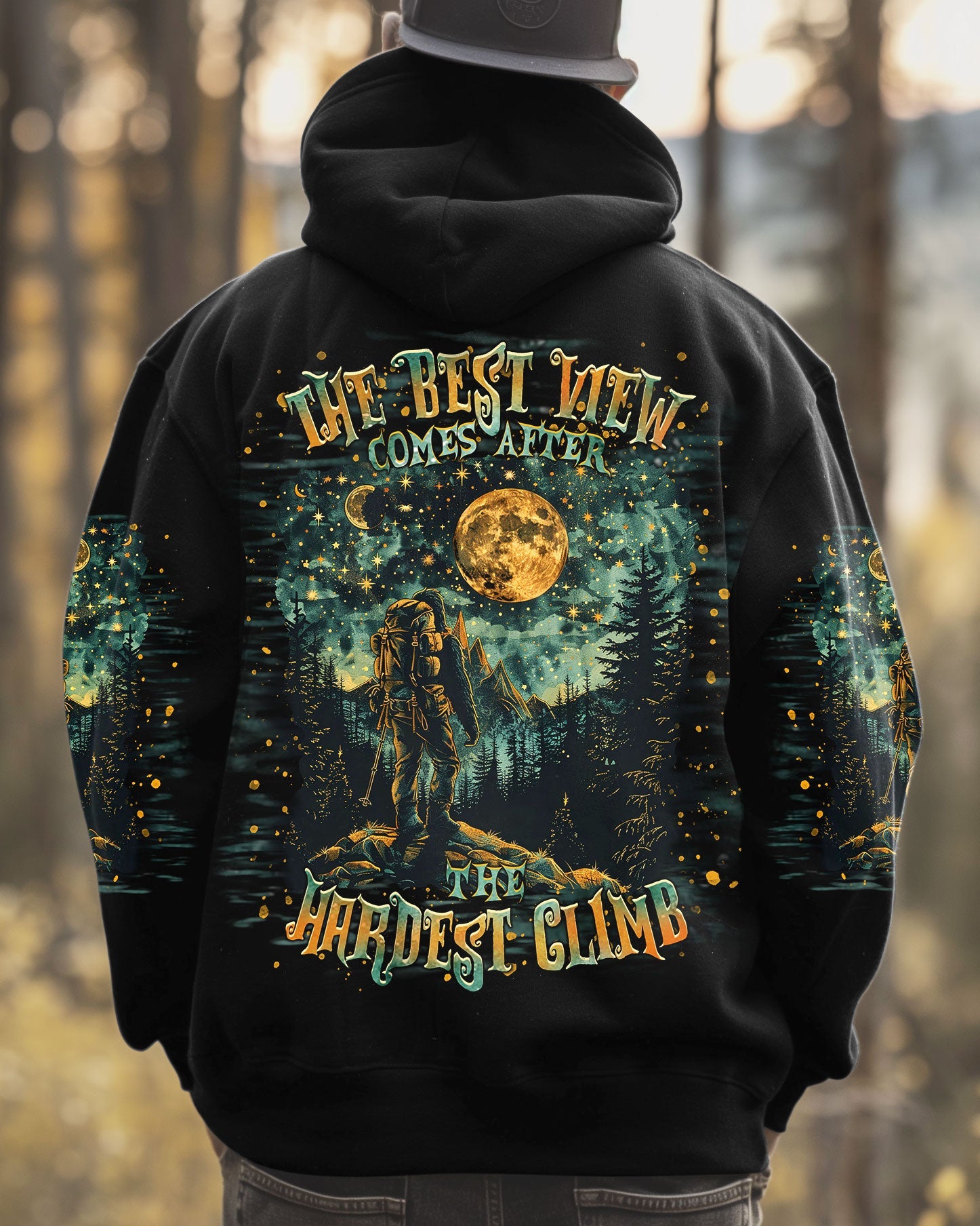 THE BEST VIEW COMES AFTER BIGFOOT HIKING ALL OVER PRINT - TLTR0701254