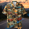 Bluejose Tropical Beach Cruiser Vintage Classic Car Hawaiian Shirt