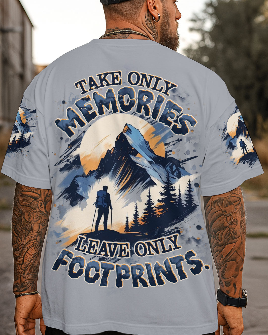 TAKE ONLY MEMORIES LEAVE ONLY FOOTPRINTS ALL OVER PRINT - YHHN0708253