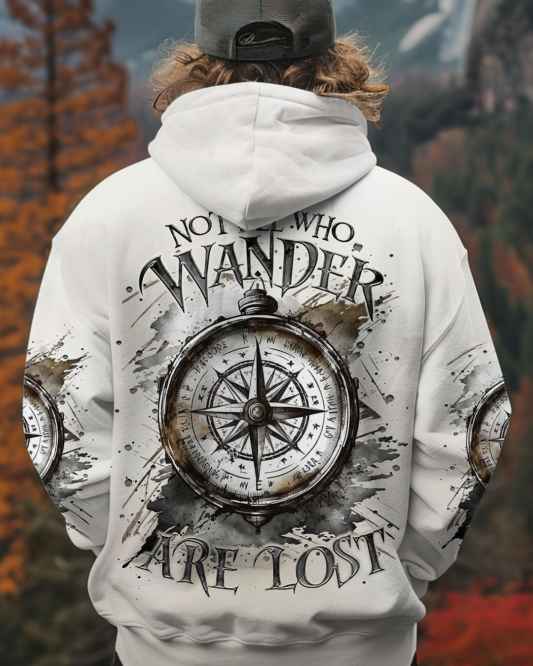 NOT ALL WHO WANDER ARE LOST COMPASS ALL OVER PRINT - TLTR0503253