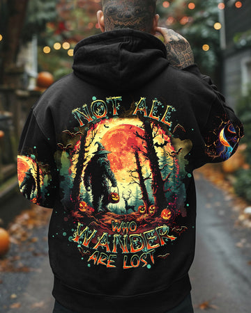 NOT ALL WHO WANDER ARE LOST BIGFOOT HALLOWEEN ALL OVER PRINT - TLNT1309241