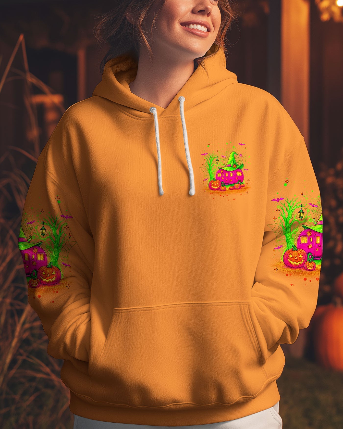 MY BROOM BROKE SO NOW HALLOWEEN CAMPING ALL OVER PRINT - TLNT2107252