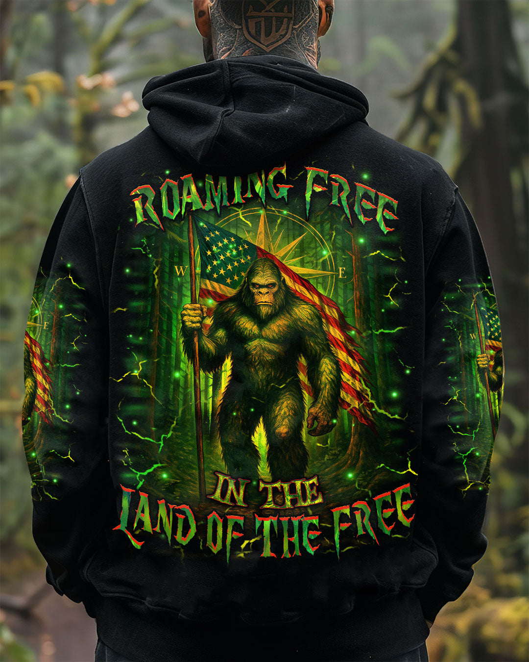 ROAMING FREE IN THE LAND OF THE FREE ALL OVER PRINT - YHHN1706253