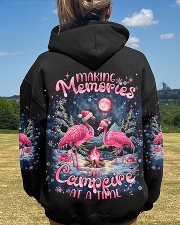 MAKING MEMORIES ONE CAMPFIRE AT A TIME FLAMINGO CHRISTMAS ALL OVER PRINT -  TLNT1210241