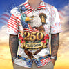 Bluejose America Land of The Free Home of The Brave 250 Years of Freedom Hawaiian Shirt