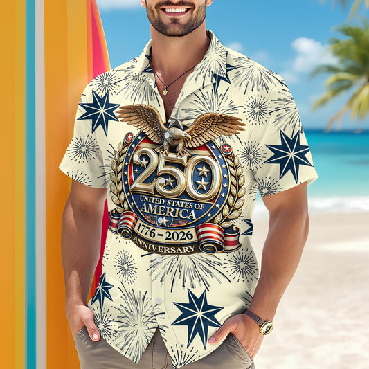 BlueJose America 250 Years Hawaii Shirt
