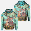 BlueJose You & Me We Got This, Personalized Hunting All Over Shirt, Personalized 3D Hoodie For Hunting Lover