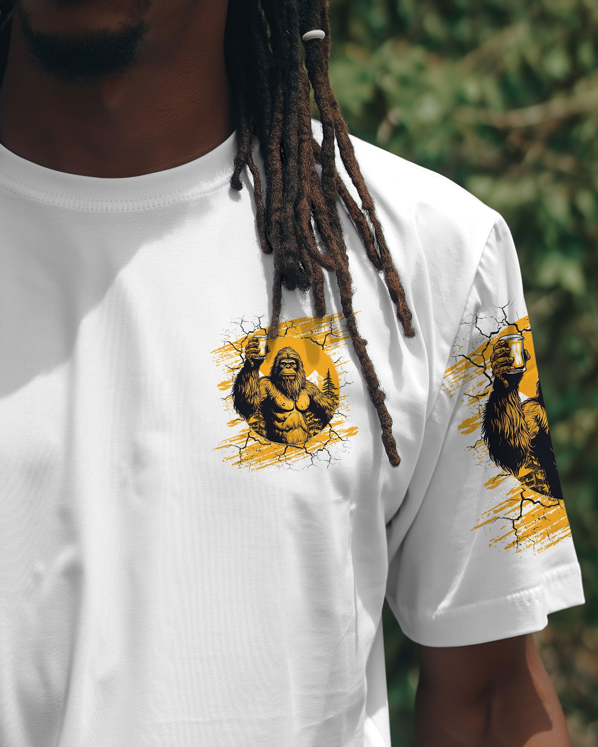 DRINK UNTIL YOU BELIEVE BIGFOOT ALL OVER PRINT - TLNT1009252
