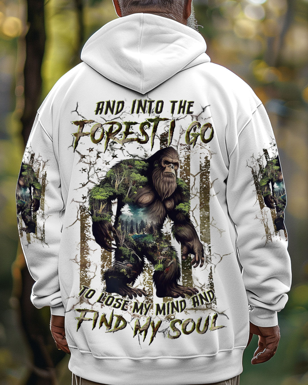 AND INTO THE FOREST I GO BIGFOOT ALL OVER PRINT - YHLN0801254