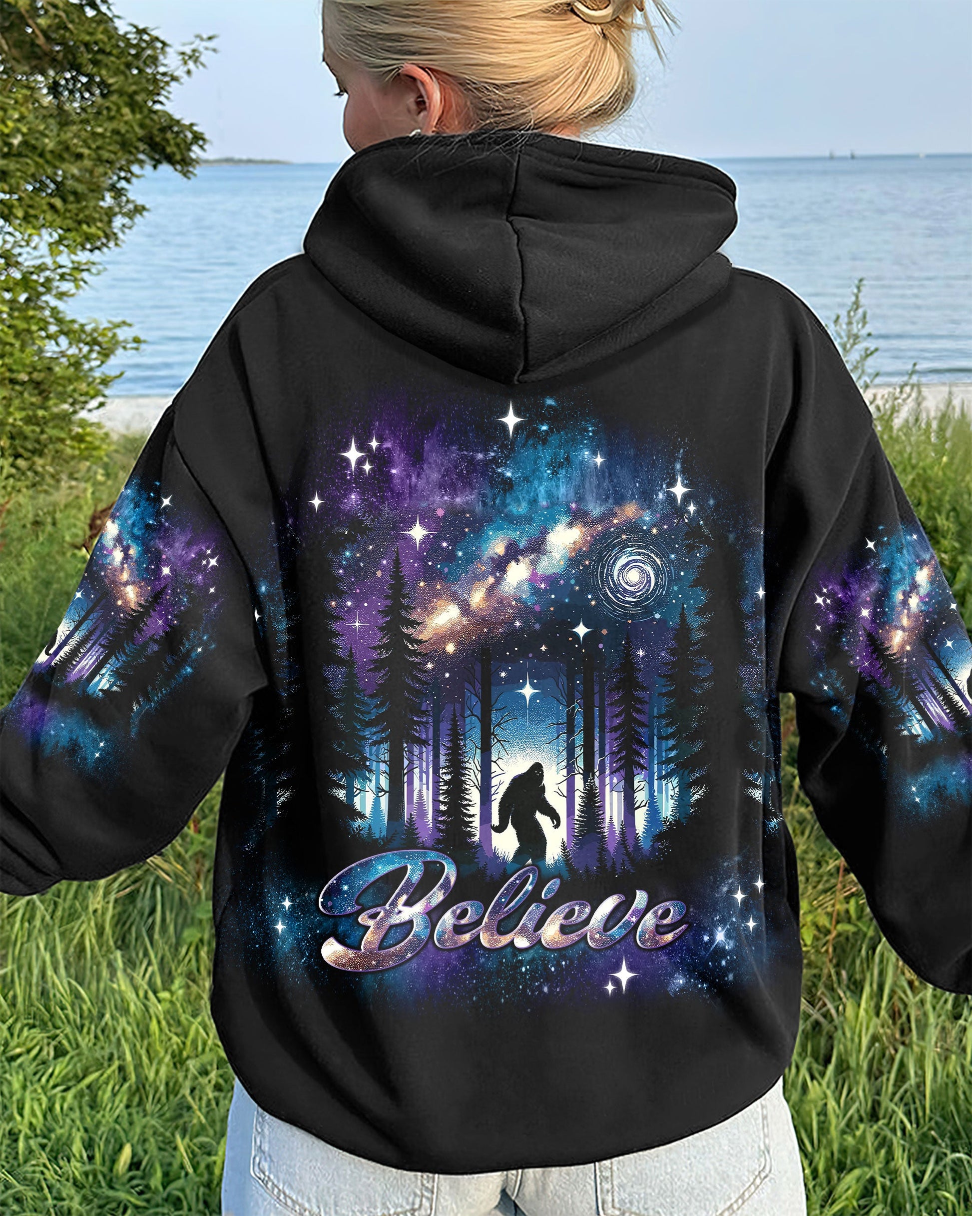 BELIEVE BIGFOOT ALL OVER PRINT - TLNT0811241