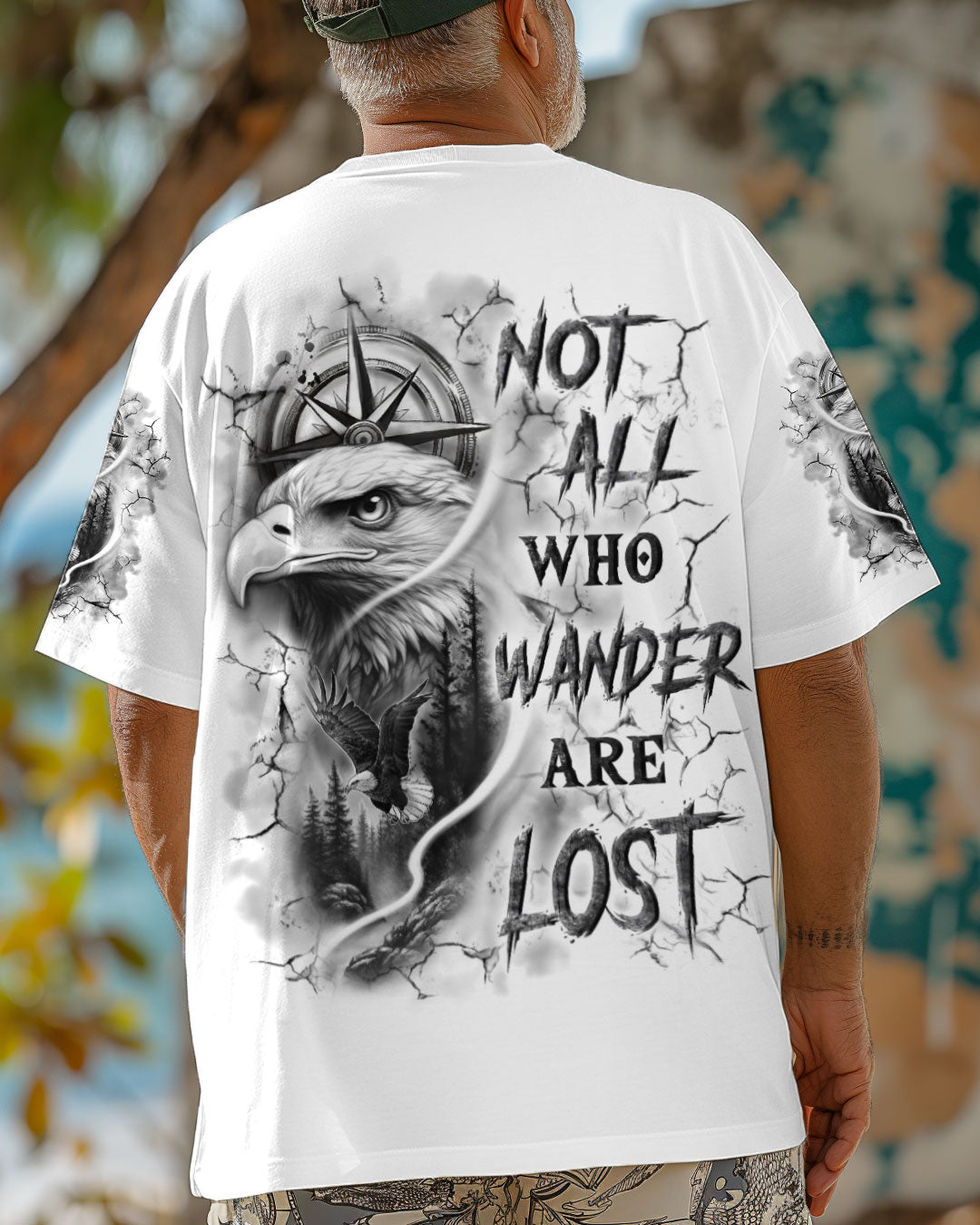 NOT ALL WHO WANDER ARE LOST COMPASS ALL OVER PRINT - YHLN1904253