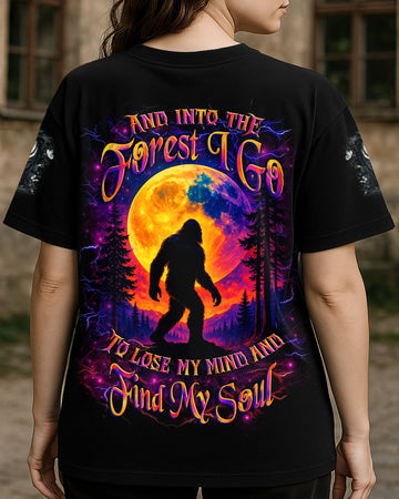 AND INTO THE FOREST I GO BIGFOOT ALL OVER PRINT - YHLT0307251