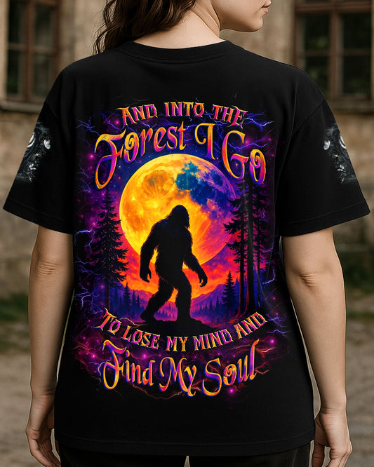 AND INTO THE FOREST I GO BIGFOOT ALL OVER PRINT - YHLT0307251