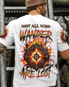 NOT ALL WHO WANDER ARE LOST COMPASS FIRE ALL OVER PRINT - YHLN1403254