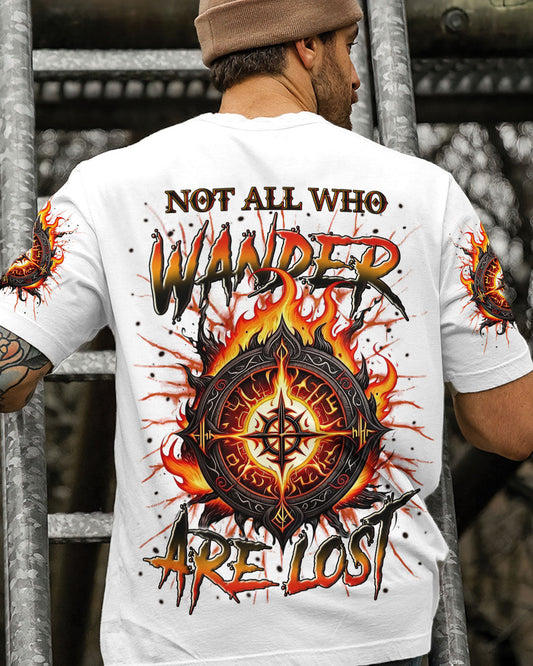 NOT ALL WHO WANDER ARE LOST COMPASS FIRE ALL OVER PRINT - YHLN1403254