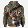 BlueJose Deer Hunting Camo, Personalized All Over Hoodie, Personalized 3D Hoodie For Hunting Lover
