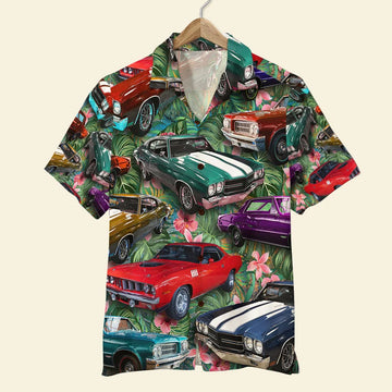 Custom Photo Hawaiian Shirt - Custom Your Objects, Tools, Vehicles,... - Summer Gift With Floral Pattern