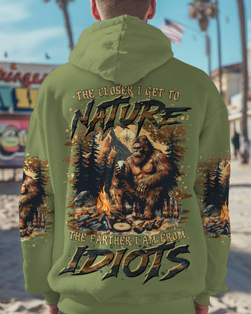 THE CLOSER I GET TO NATURE BIGFOOT ALL OVER PRINT - TLTR1210244