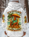 IT'S 5 O'CLOCK SOMEWHERE BIGFOOT ALL OVER PRINT - YHLN0707252