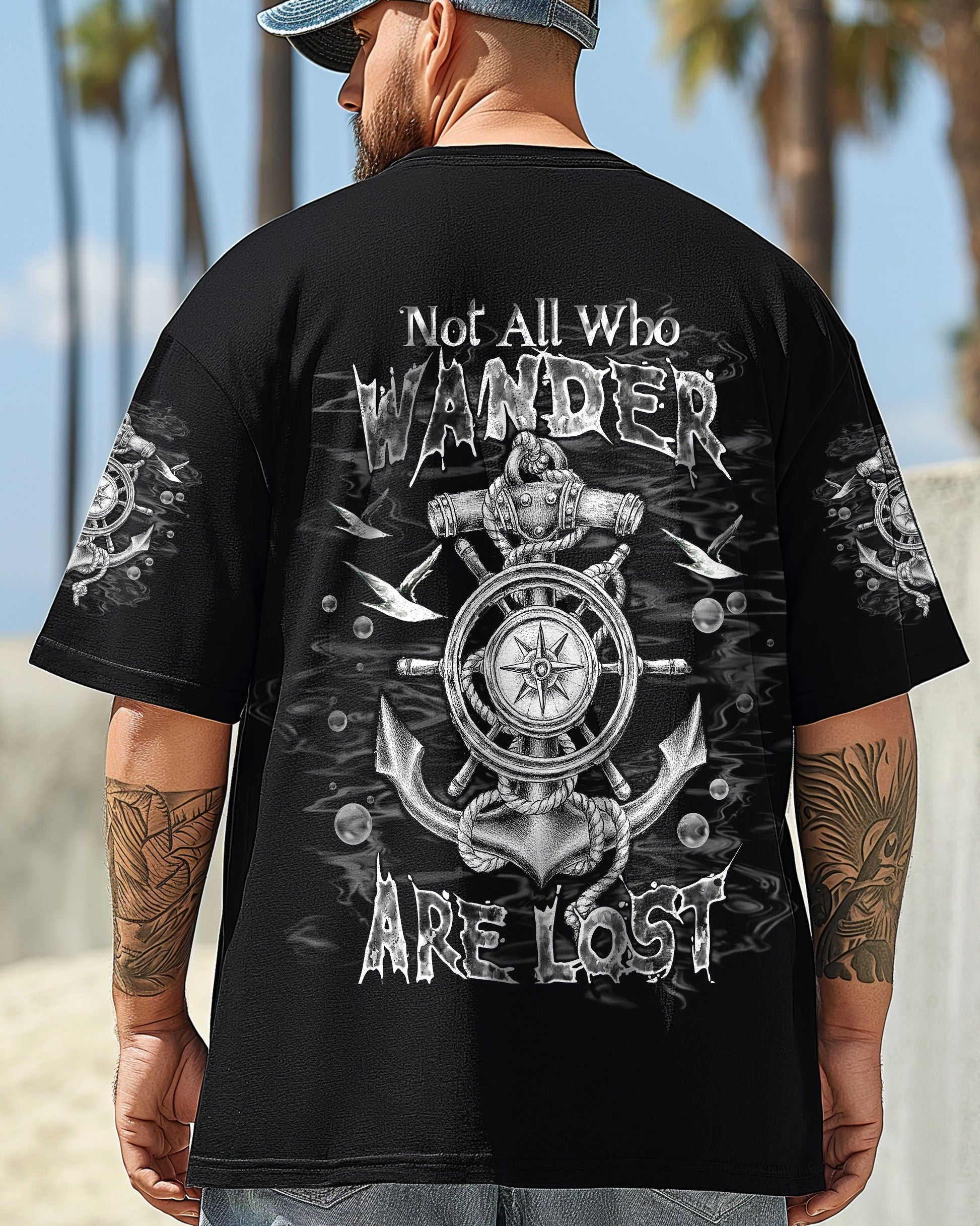 NOT ALL WHO WANDER ARE LOST COMPASS ALL OVER PRINT - TLTW2203253