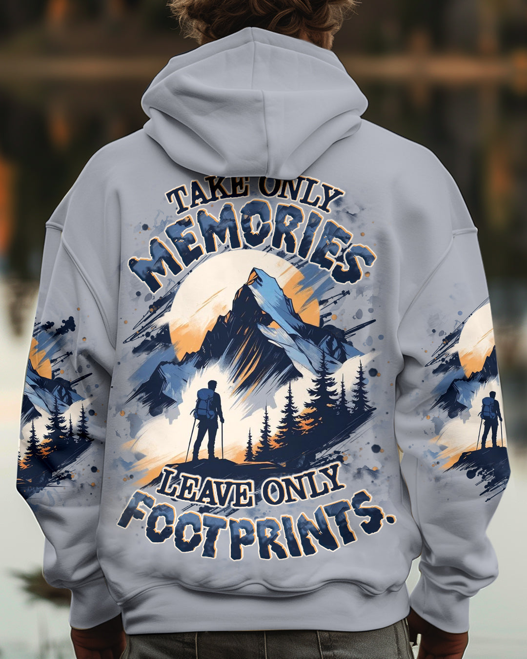 TAKE ONLY MEMORIES LEAVE ONLY FOOTPRINTS ALL OVER PRINT - YHHN0708253