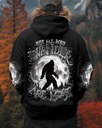 NOT ALL WHO WANDER ARE LOST BIGFOOT MOON ALL OVER PRINT - TLTR3010246