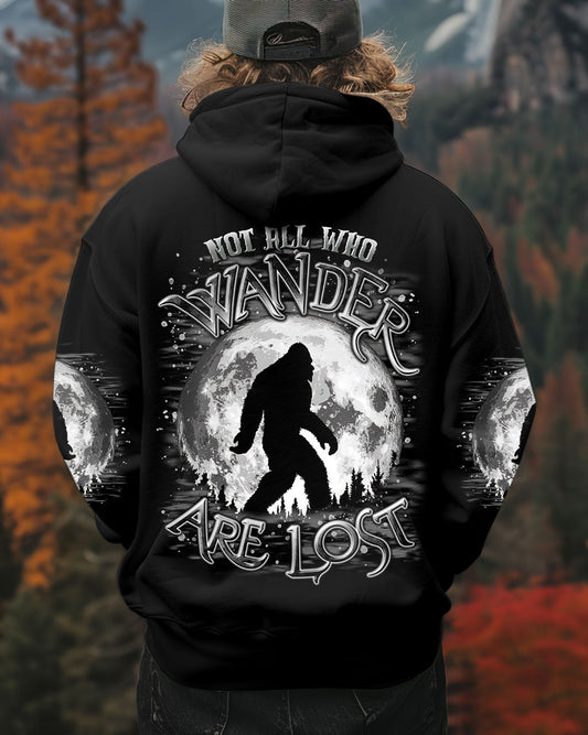 NOT ALL WHO WANDER ARE LOST BIGFOOT MOON ALL OVER PRINT - TLTR3010246