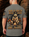 GOD IS GREAT BEER IS GOOD BEAR ALL OVER PRINT - TLNT0608251