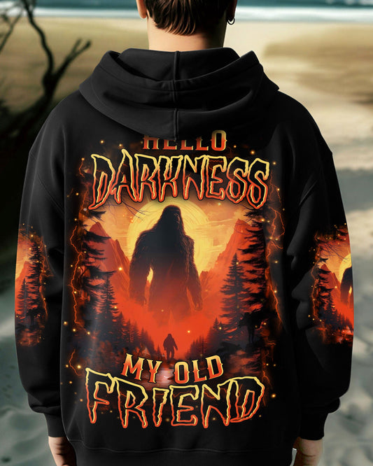 HELLO DARKNESS MY OLD FRIEND BIGFOOT ALL OVER PRINT - YHHN0312252