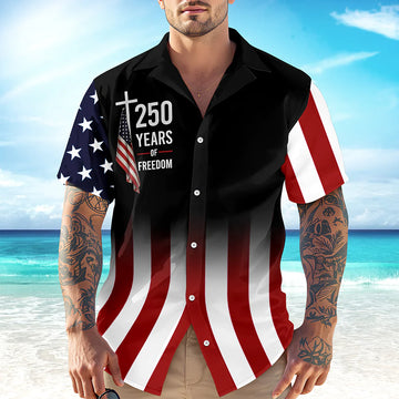 BlueJose America 250 Years Of Freedom 1776 - 2026 Hawaii Shirt