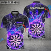 BlueJose Darts Fire Colorful Rays Of Light Premium Personalized Name, Team Name Shirt (6 Colors)
