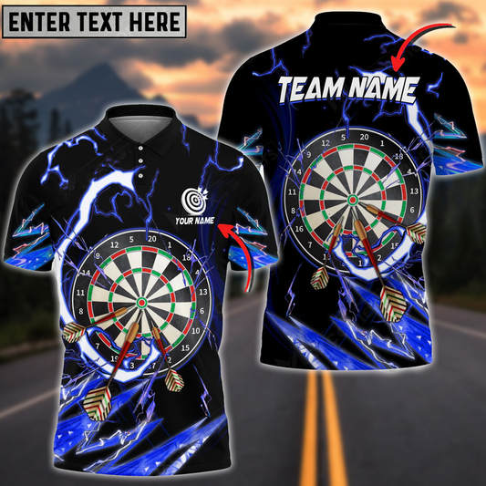 BlueJose Breath Of Thunder Darts Personalized Name, Team Name Shirt (6 Colors)