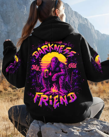 HELLO DARKNESS MY OLD FRIEND BIGFOOT ALL OVER PRINT - TLTW2410252