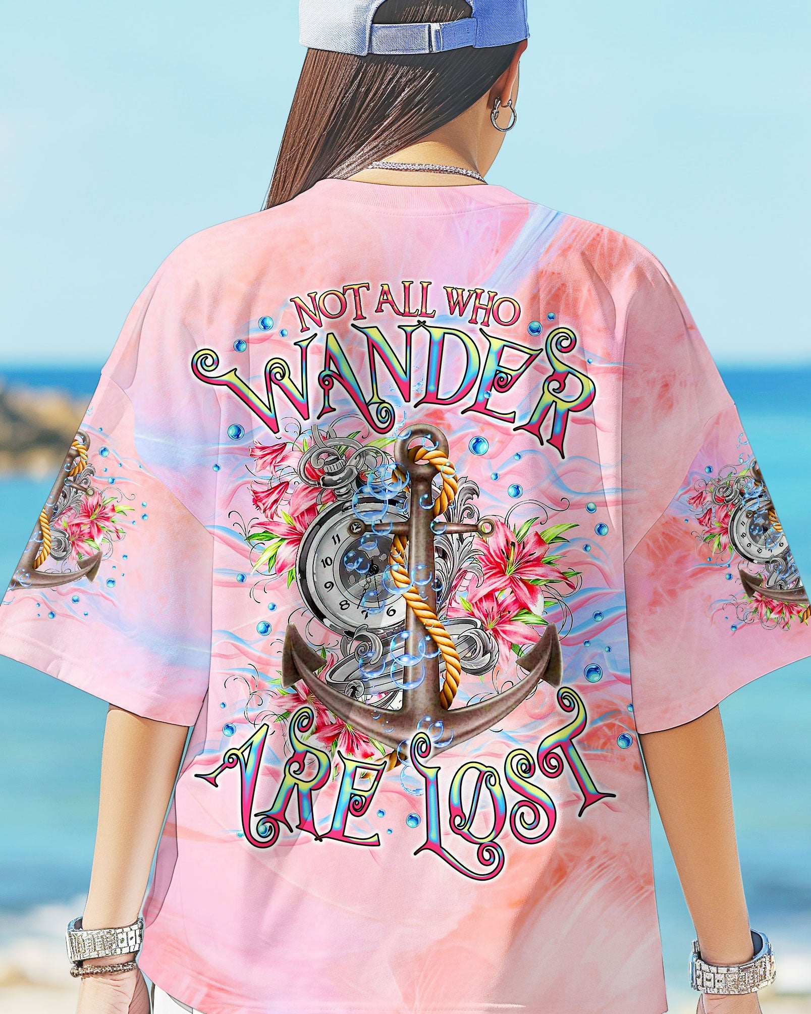 NOT ALL WHO WANDER ARE LOST COMPASS ALL OVER PRINT - TLTR2803253