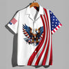 BlueJose Custom Name American Pride Patriotic 250th Anniversary Eagle Hawaii Shirt