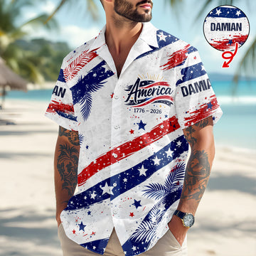 BlueJose Custom Name 250 Years Semiquincentennial 1776-2026 Hawaii shirt