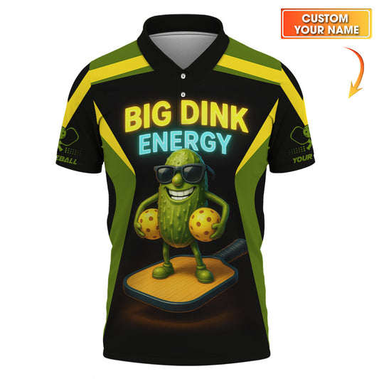 Big Dink Energy Shirt, Funny Pickleball Shirt, Custom Pickleball Shirt