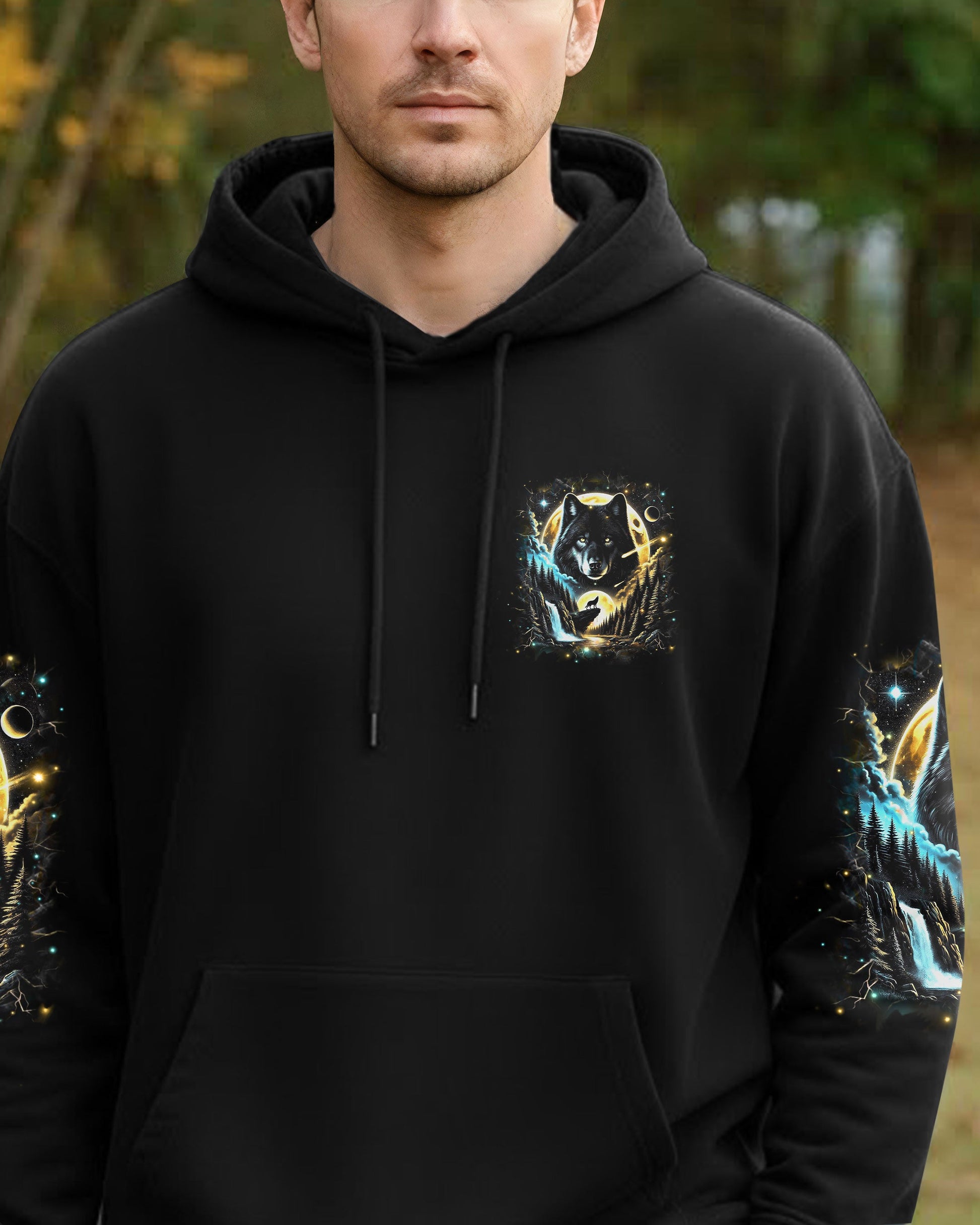 HELLO DARKNESS MY OLD FRIEND WOLF ALL OVER PRINT - YHHN0912251