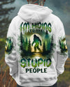 I'M HIDING FROM STUPID PEOPLE BIGFOOT ALL OVER PRINT - TLTW0511243