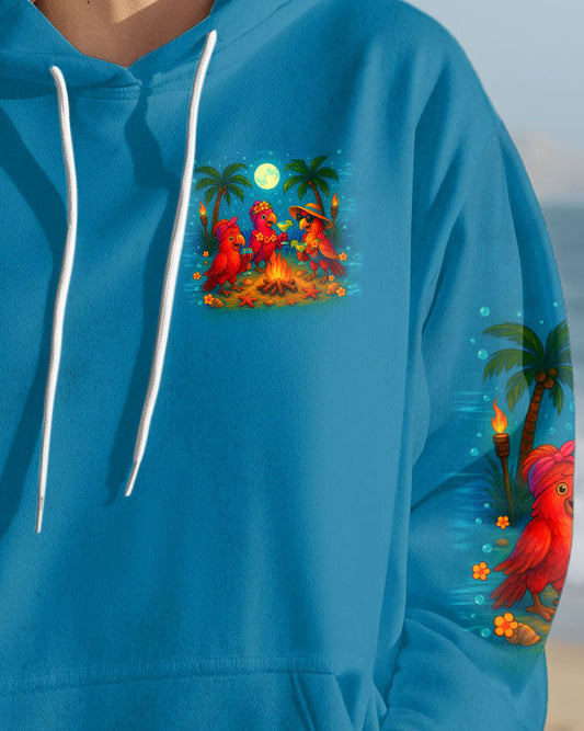 IF I'M DRUNK IT'S MY CAMPING FRIEND'S FAULT PARROT ALL OVER PRINT - TLTR3107253