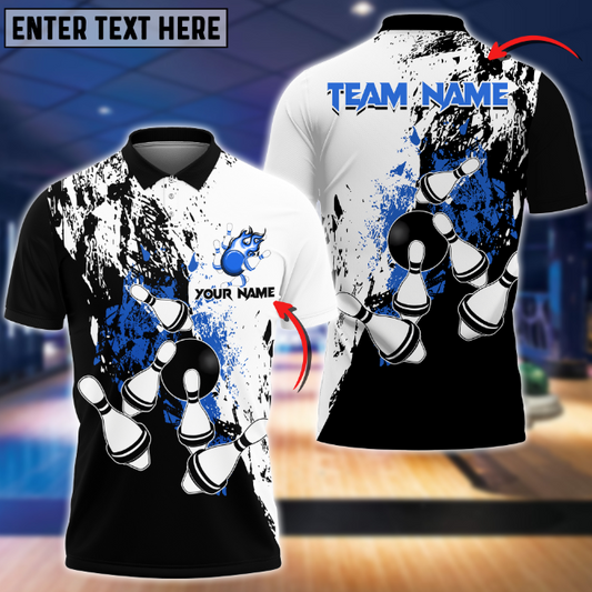 BlueJose Bowling And 5 Pins Custom Shirt