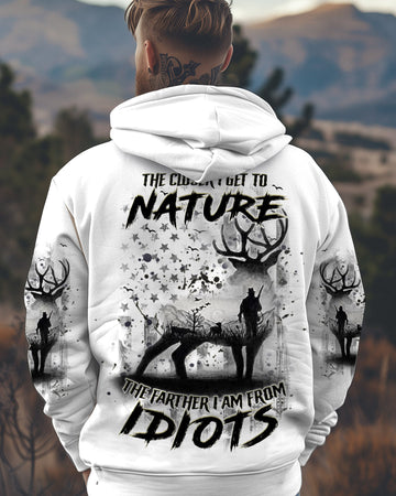 THE CLOSER I GET TO NATURE DEER ALL OVER PRINT - YHHN2201254