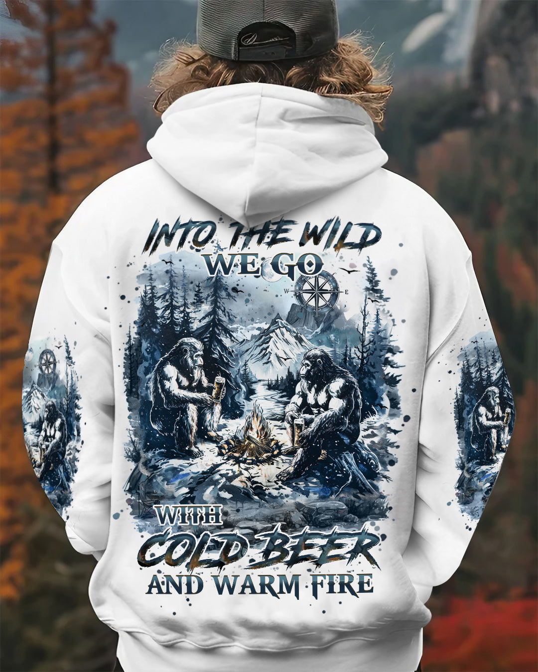 INTO THE WILD WE GO BIGFOOT ALL OVER PRINT - YHHN2502253
