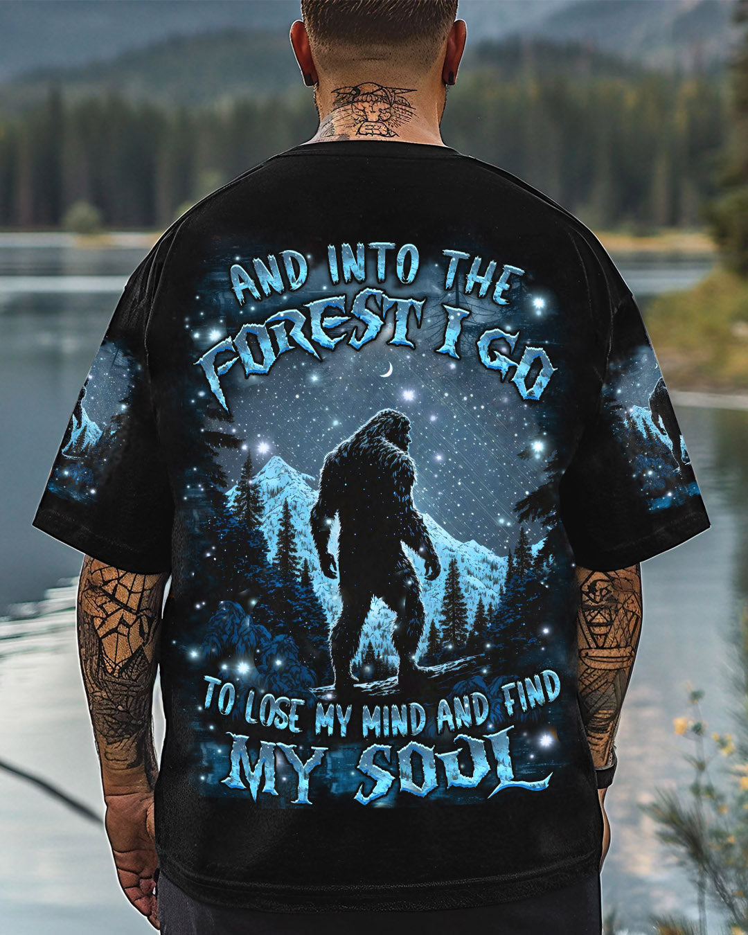 AND INTO THE FOREST I GO BIGFOOT ALL OVER PRINT - YHHN2703253