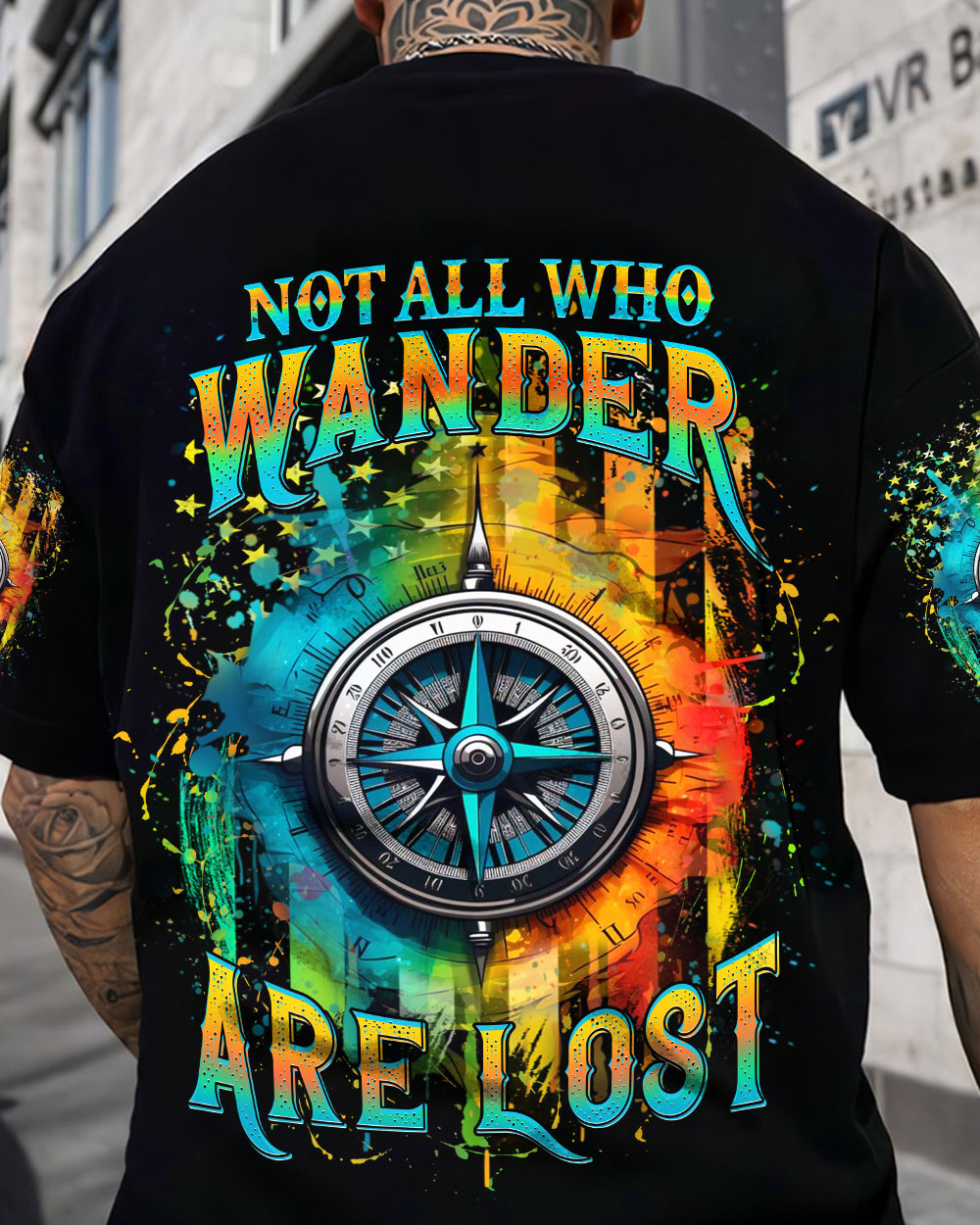 NOT ALL WHO WANDER ARE LOST ALL OVER PRINT - YHHN1504241